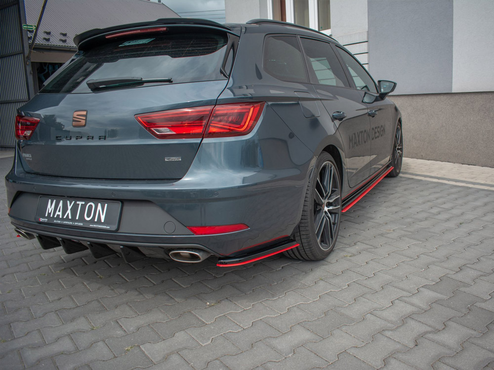 Rear Side Splitters V.4 Seat Leon Cupra Mk3 FL Sportstourer - 3 
