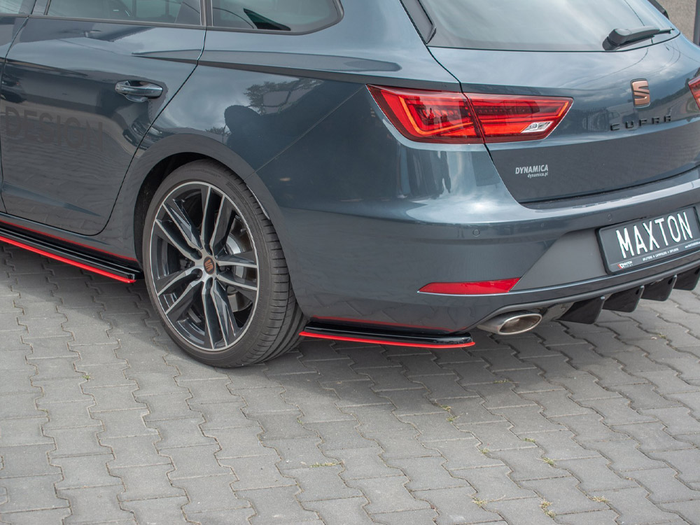 Rear Side Splitters V.4 Seat Leon Cupra Mk3 FL Sportstourer - 4 