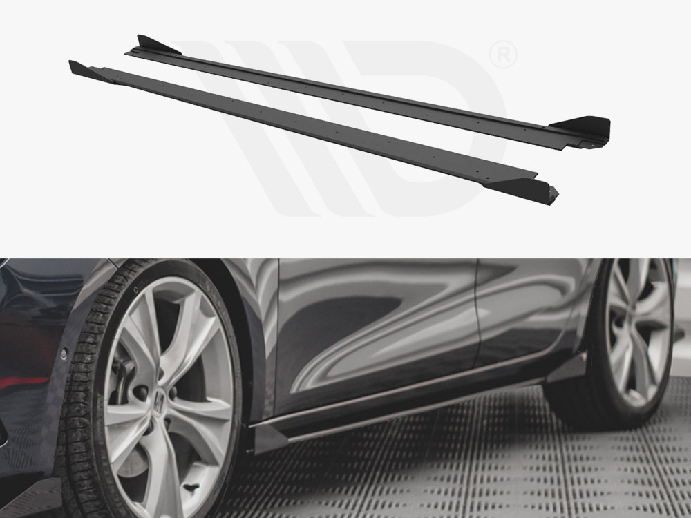 Street PRO Side Skirts Diffusers + Flaps Seat Leon FR Mk4 - 1 
