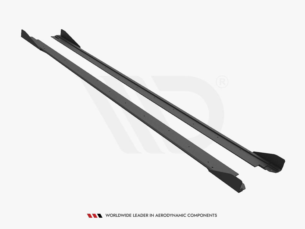 Street PRO Side Skirts Diffusers + Flaps Seat Leon FR Mk4 - 4 