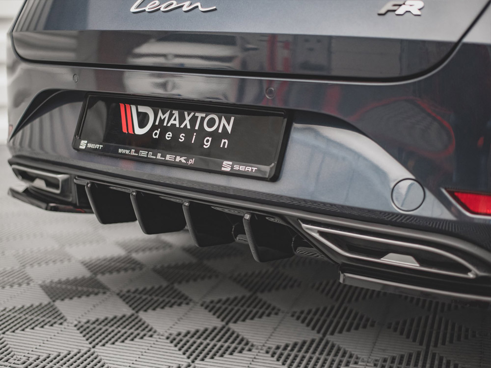 Rear Valance V.1 Seat Leon FR ST Mk4 - Carbon Look - 3 