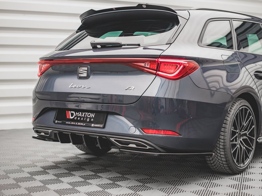 Rear Valance V.1 Seat Leon FR ST Mk4 - Carbon Look - 2 