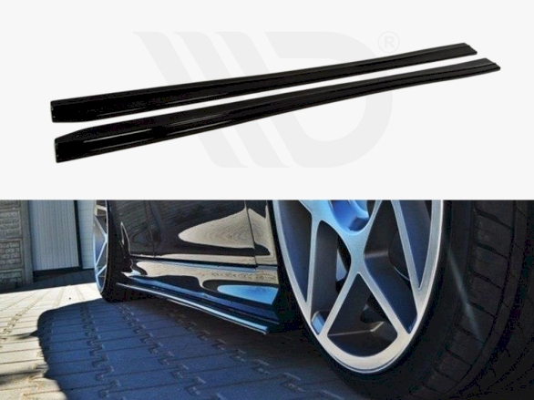 Side Skirts Diffusers SAAB 9-3 Turbo X / Aero Facelift - Carbon Look