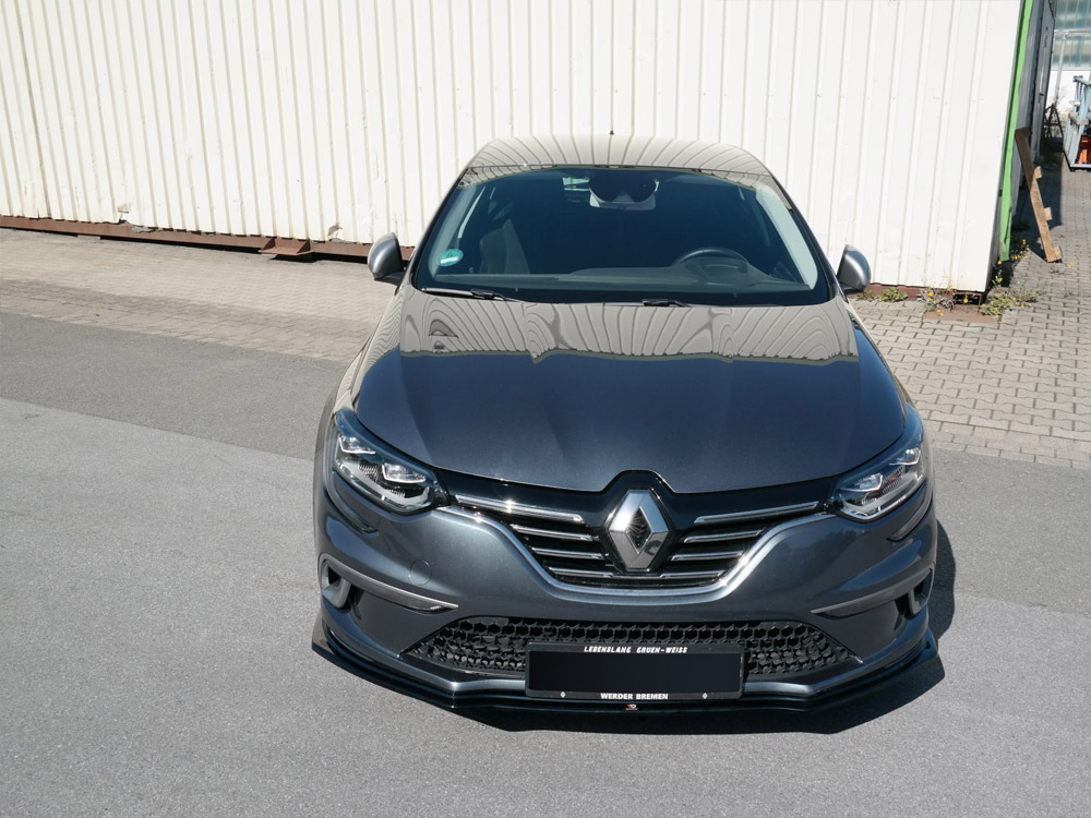 Front Splitter Renault Megane MK4 Gt-line (2016-) - Textured - 3 