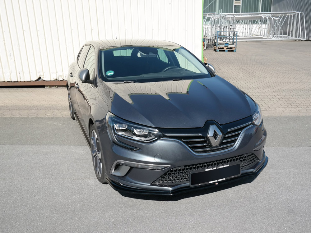 Front Splitter Renault Megane MK4 Gt-line (2016-) - Textured - 2 