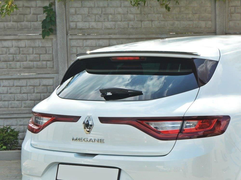 Spoiler CAP Renault Megane MK4 Hatchback (2016-UP) - Carbon Look - 2 