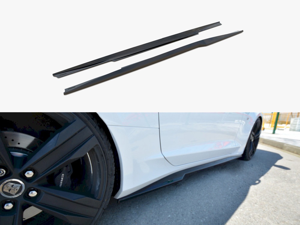 Side Skirts Splitters compatible with Chevrolet Camaro 6TH-GEN. Phase-i 2SS Coupe (2016-2018) - 1 