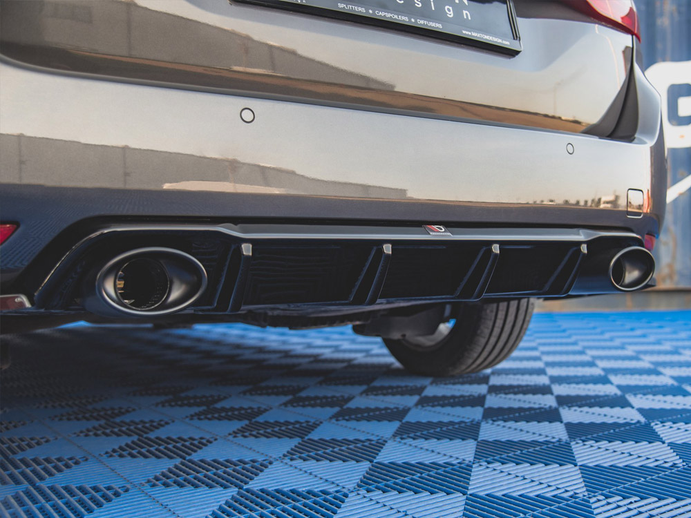 Rear Valance + Exhaust Ends Imitation Peugeot 308 SW Mk2 Facelift - 4 