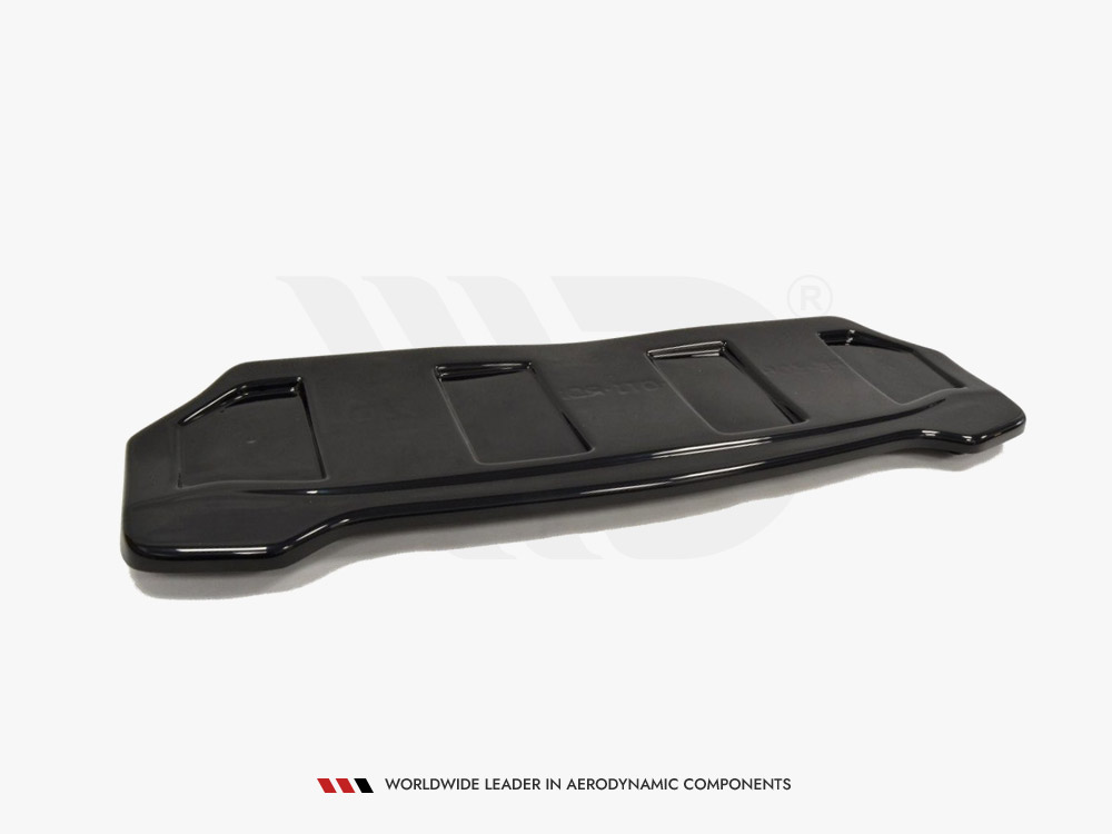 Central Rear Splitter (Vertical Bars) Peugeot 308 II GTI - Textured - 4 