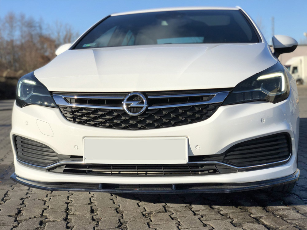 Front Splitter V.1 Opel/vauxhall Astra K Opc-line/vx-line (2015-2019) - 2 