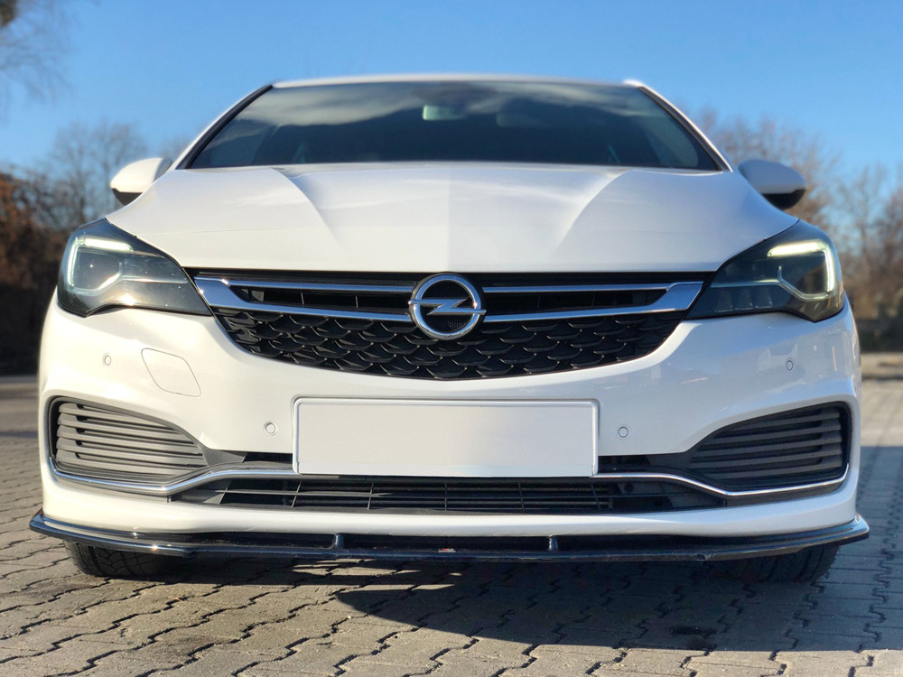 Front Splitter V.1 Opel/vauxhall Astra K Opc-line/vx-line (2015-2019) - 3 
