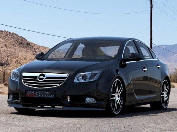Front Splitter Opel Insignia MK1 Preface Model - Carbon Look