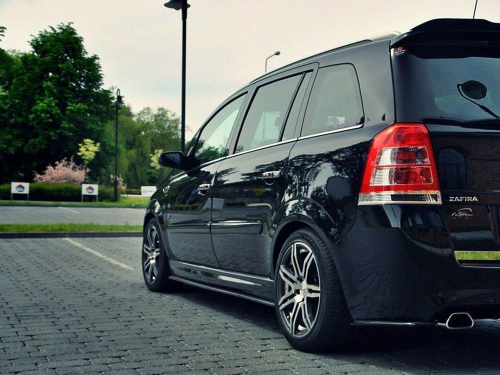 Side Skirts Diffusers Vauxhall/opel Zafira B OPC - 4 