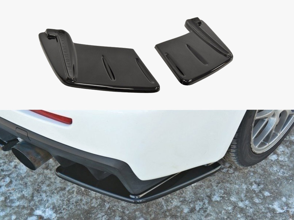 Rear Side Splitters Mitsubishi Lancer EVO X (2007-2015) - 1 