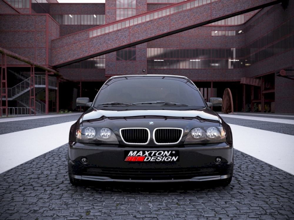 Front Splitter BMW 3 E46 Saloon Facelift Model (2001-2007) - Textured - 2 