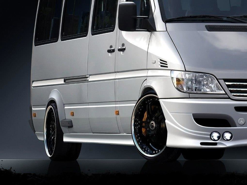 Side Skirts Mercedes Sprinter I FL / VW LT 96-06 - Different Sizes (4 Elements). This Side Skirts Fits Twin Wheels Version. - 1 