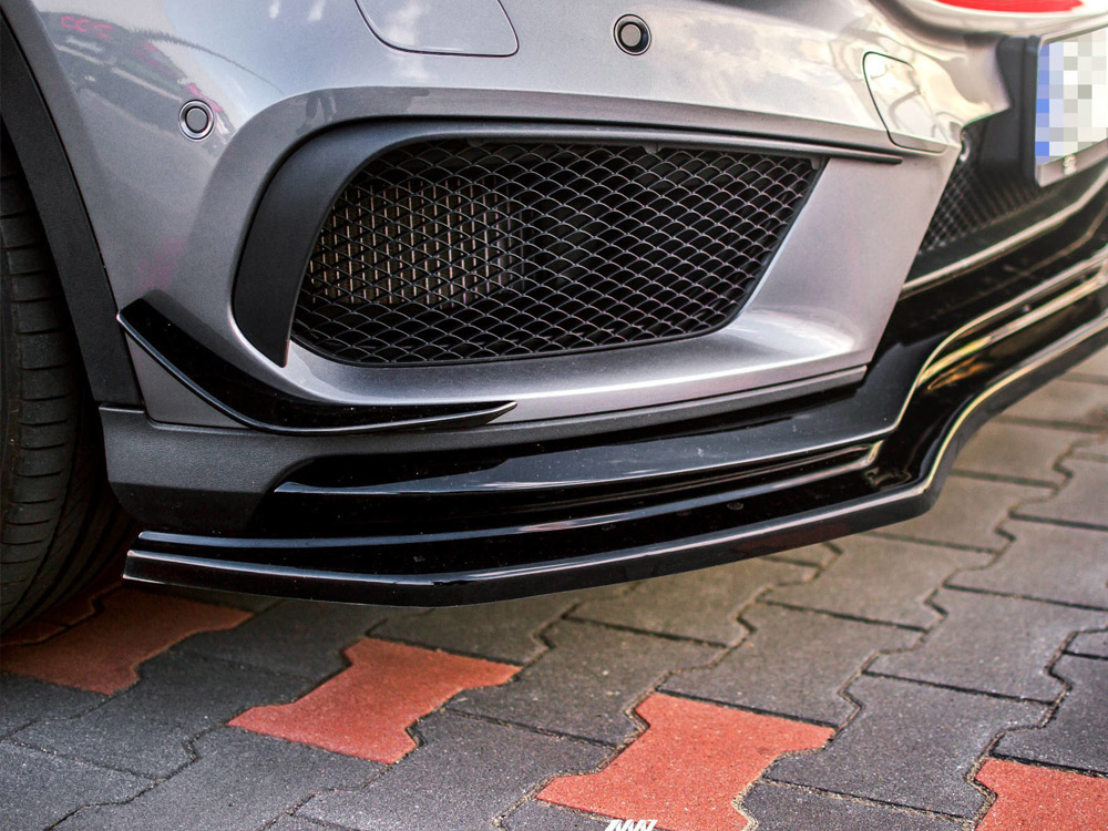 Front Splitter Mercedes-benz GLA 45 AMG SUV (X156) Pre-facelift (2014-2017) - 4 