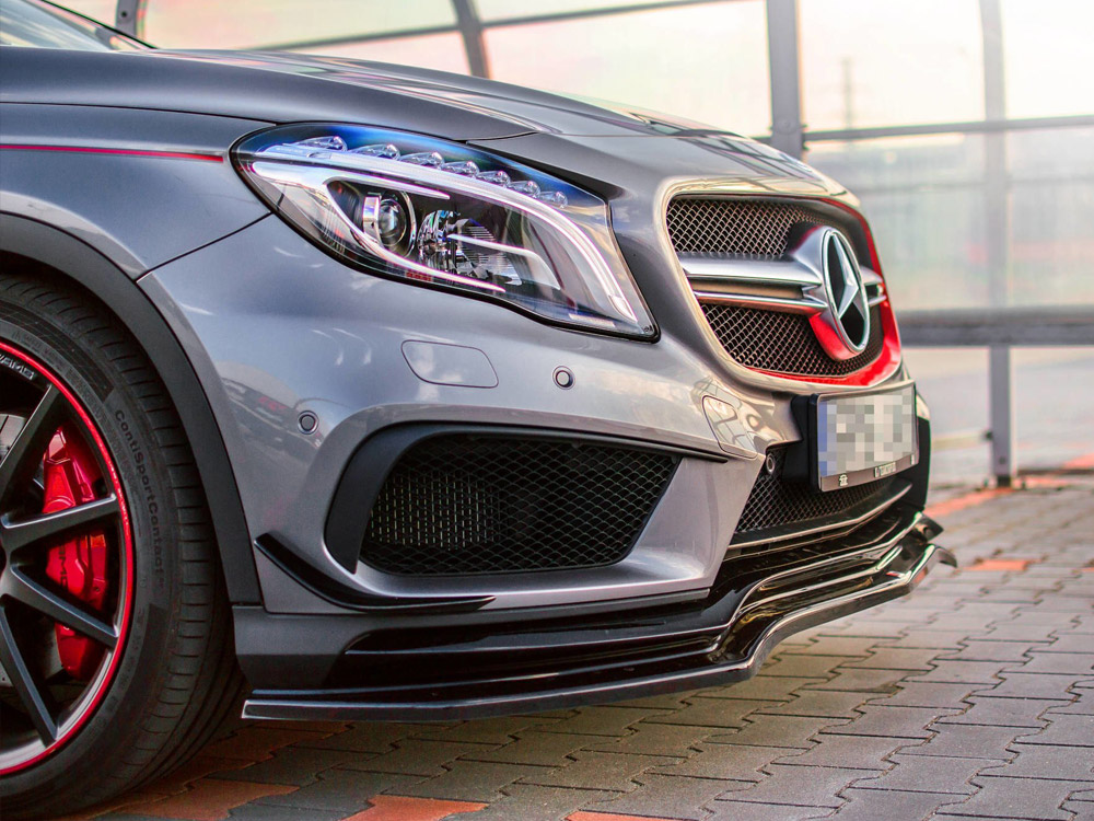 Front Splitter Mercedes-benz GLA 45 AMG SUV (X156) Pre-facelift (2014-2017) - 3 