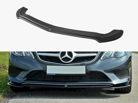 Front Splitter V.1 Mercedes - Benz E Coupe / Cabrio C207 Facelift / A207 Facelit