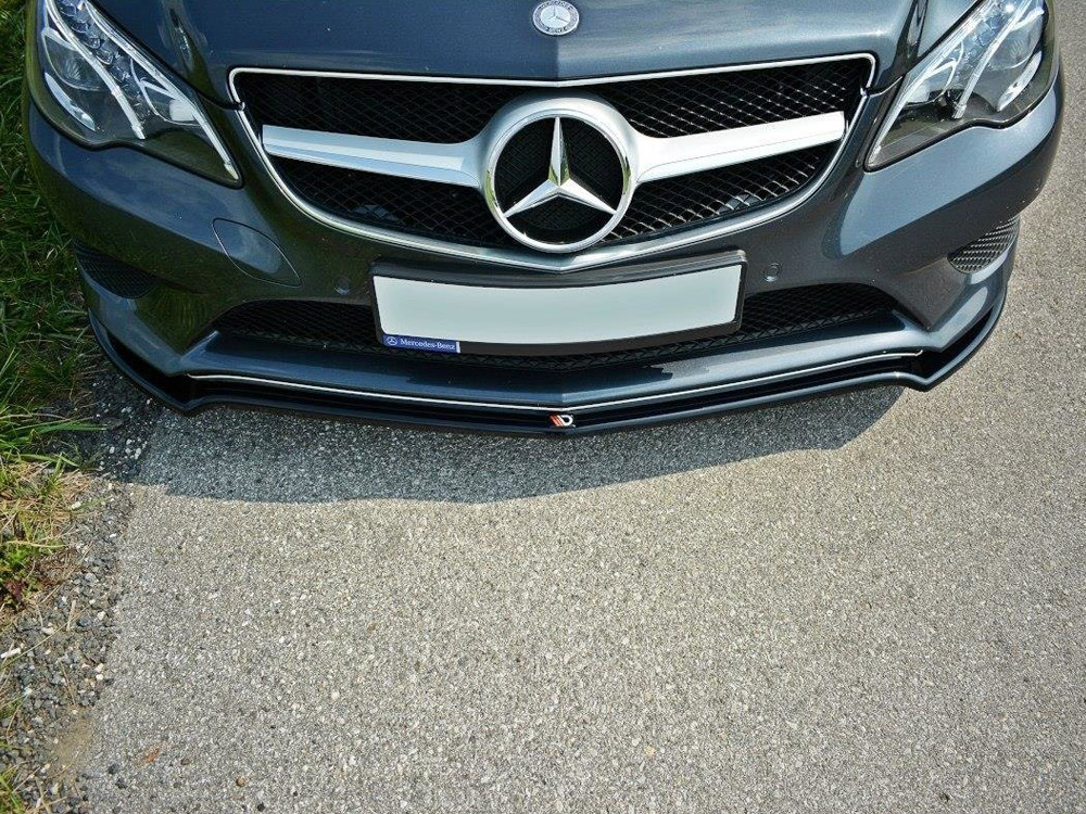 Front Splitter V.1 Mercedes - Benz E Coupe / Cabrio C207 Facelift / A207 Facelit - 3 