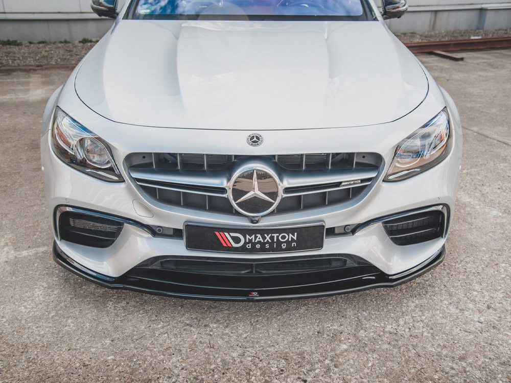 Front Splitter V.2 Mercedes E63 AMG Estate / Saloon S213 / W213 - Carbon Look - 4 