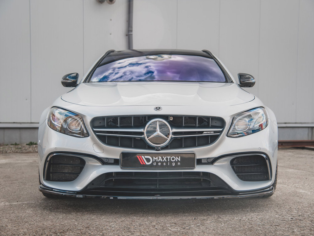 Front Splitter V.2 Mercedes E63 AMG Estate / Saloon S213 / W213 - Carbon Look - 3 