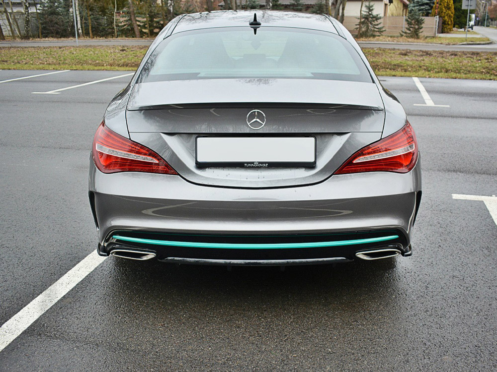Rear Side Splitters Mercedes-Benz CLA C117 AMG-Line Facelift - 2 