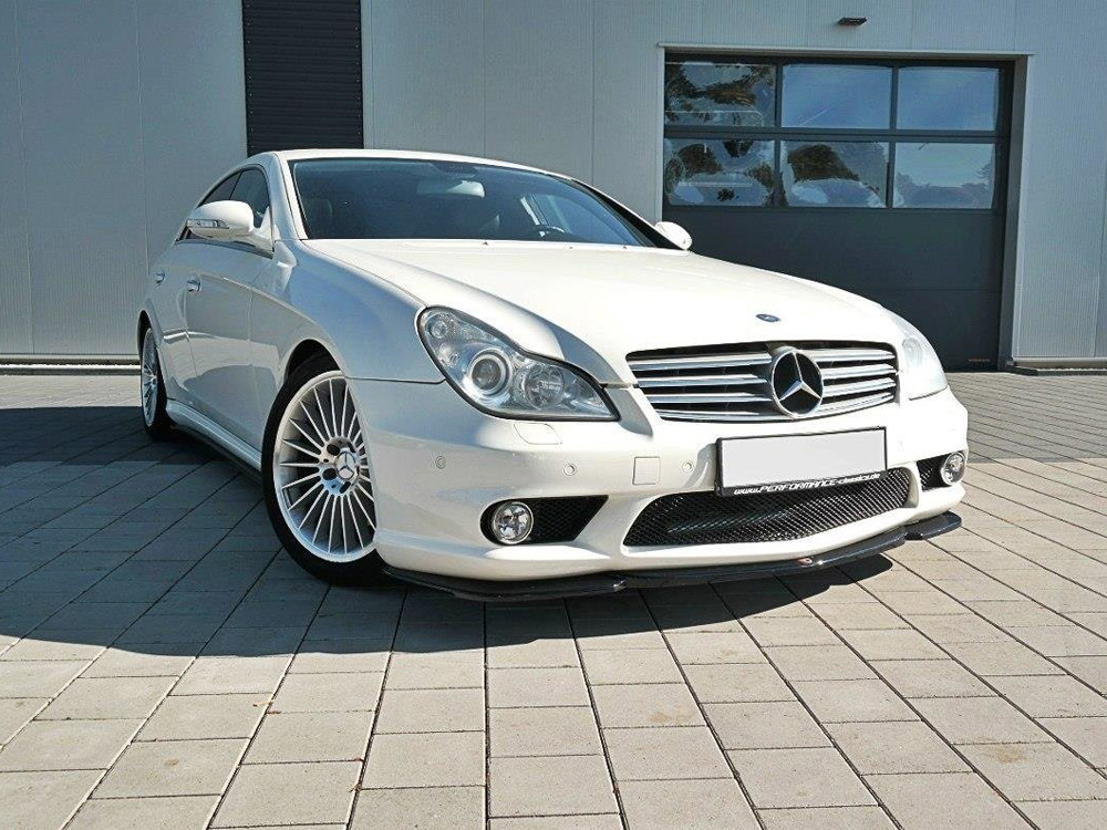 Front Splitter V.1 Mercedes CLS C219 55AMG Sedan (2004-2006) - 2 