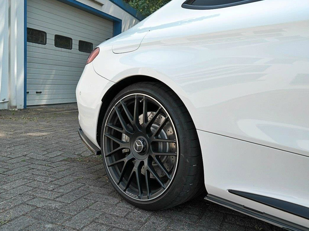 Rear Side Splitters Mercedes C 205 63 AMG Coupe (2016-2018) - 4 