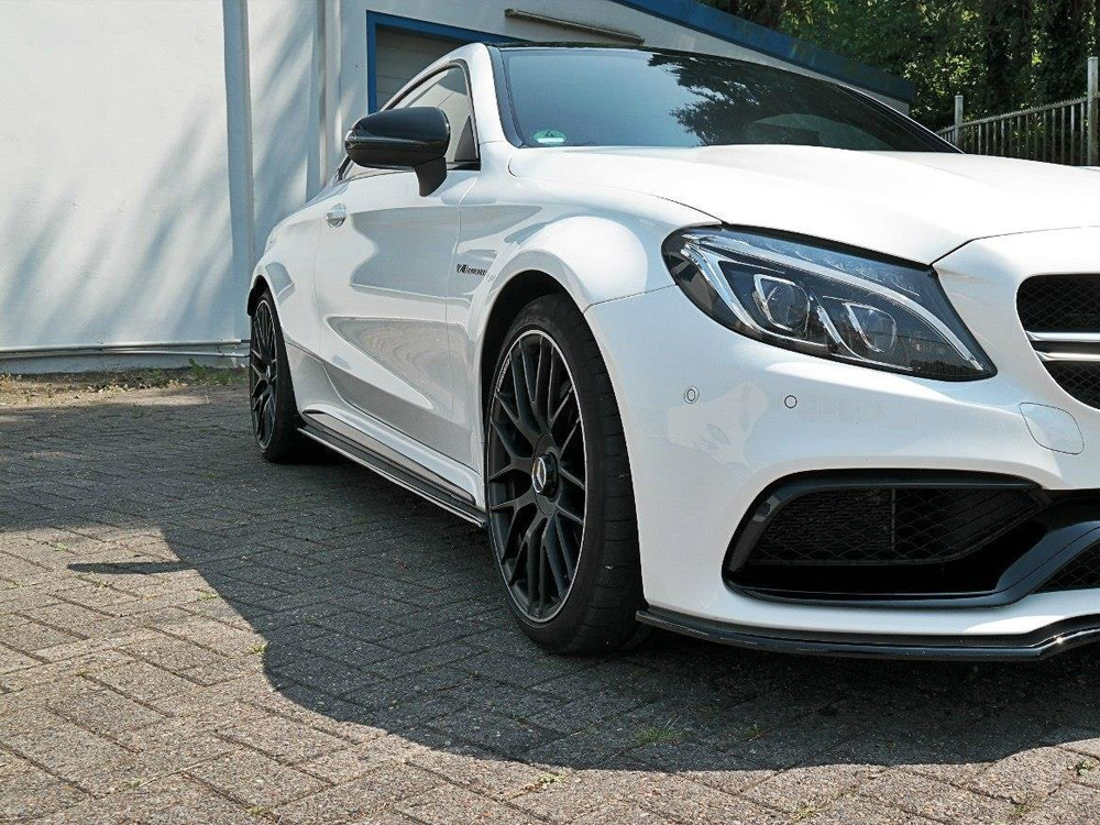 Side Skirts Splitters Mercedes C 205 63 AMG Coupe (2016-2018) - 3 