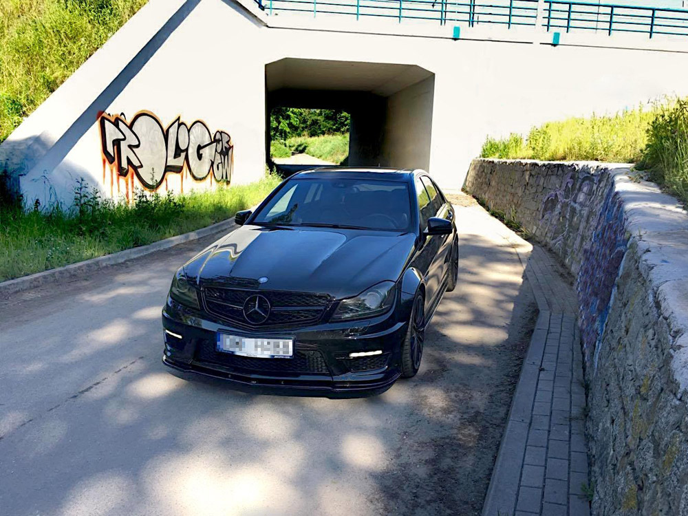 Front Splitter Mercedes-Benz C63 AMG Sedan / Estate W204 / S204 Facelift - 2 