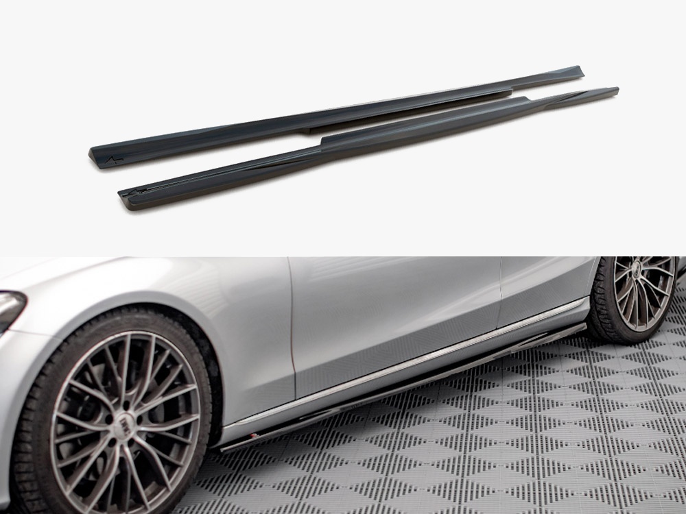 Side Skirts Diffusers Mercedes C W205 (2014-2018) - 1 