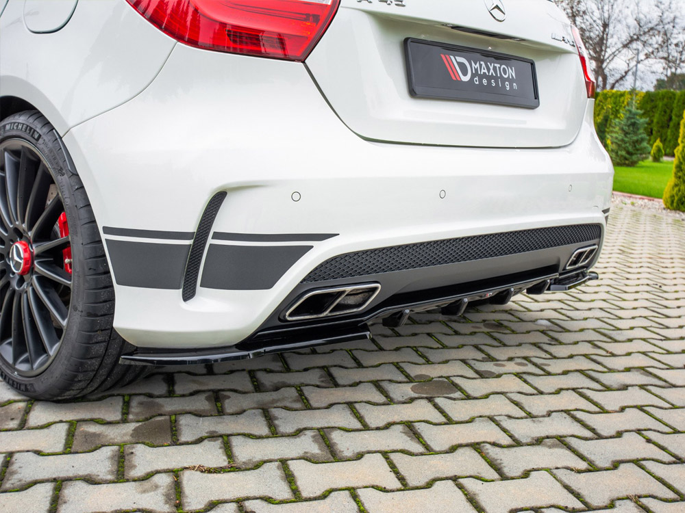 Rear Valance Mercedes A45 AMG W176 - Textured - 3 