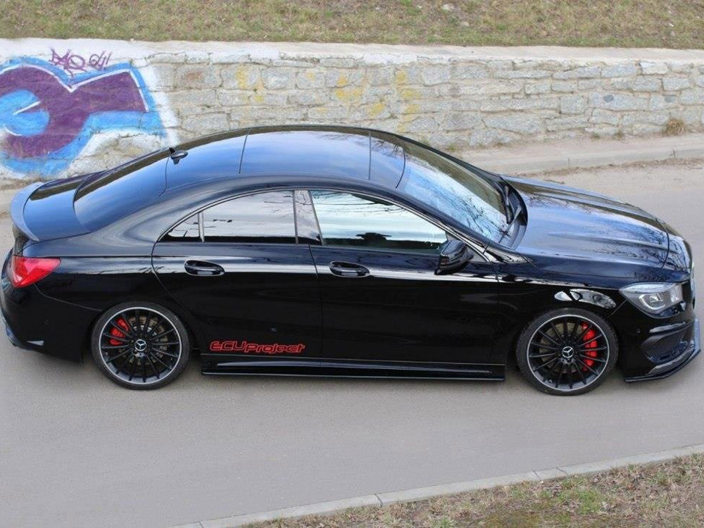 Side Skirts Diffusers Mercedes CLA 45 AMG C117/A45 AMG W176 (Preface) - 4 