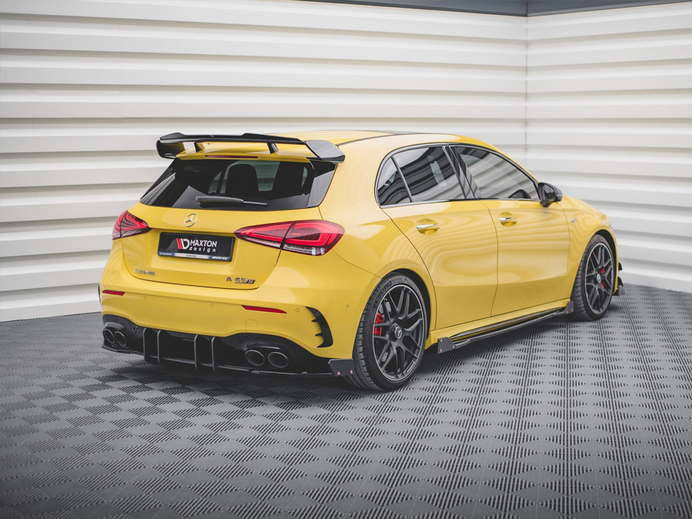 Rear Side Splitters V.2 + Flaps Mercedes AMG A 45 S Aero Pack W177 - 2 