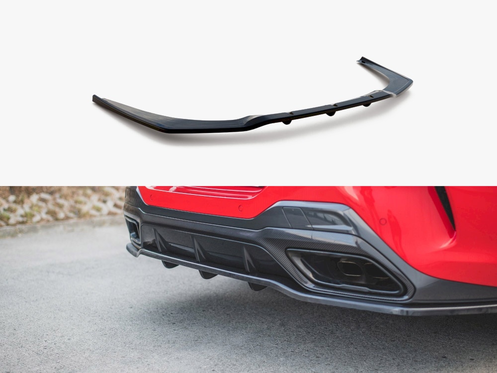 Central Rear Splitter (Vertical Bars) BMW 8 Coupe M-Pack G15 - 1 