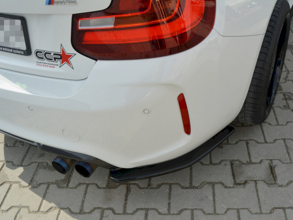 Rear Side Splitters BMW M2 F87 Coupe - Textured - 2 