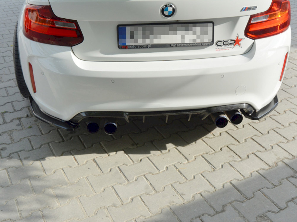 Rear Side Splitters BMW M2 F87 Coupe - Textured - 3 