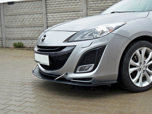 spoiler posteriore Mazda 3 III abs adesivo nero lucido maxton design