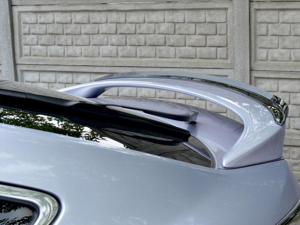 Spoiler Extension CAP  Mazda 6 MK2 Sport Hatch (Gh-series) Pre-facelift (2008-2010) - Textured - 1 