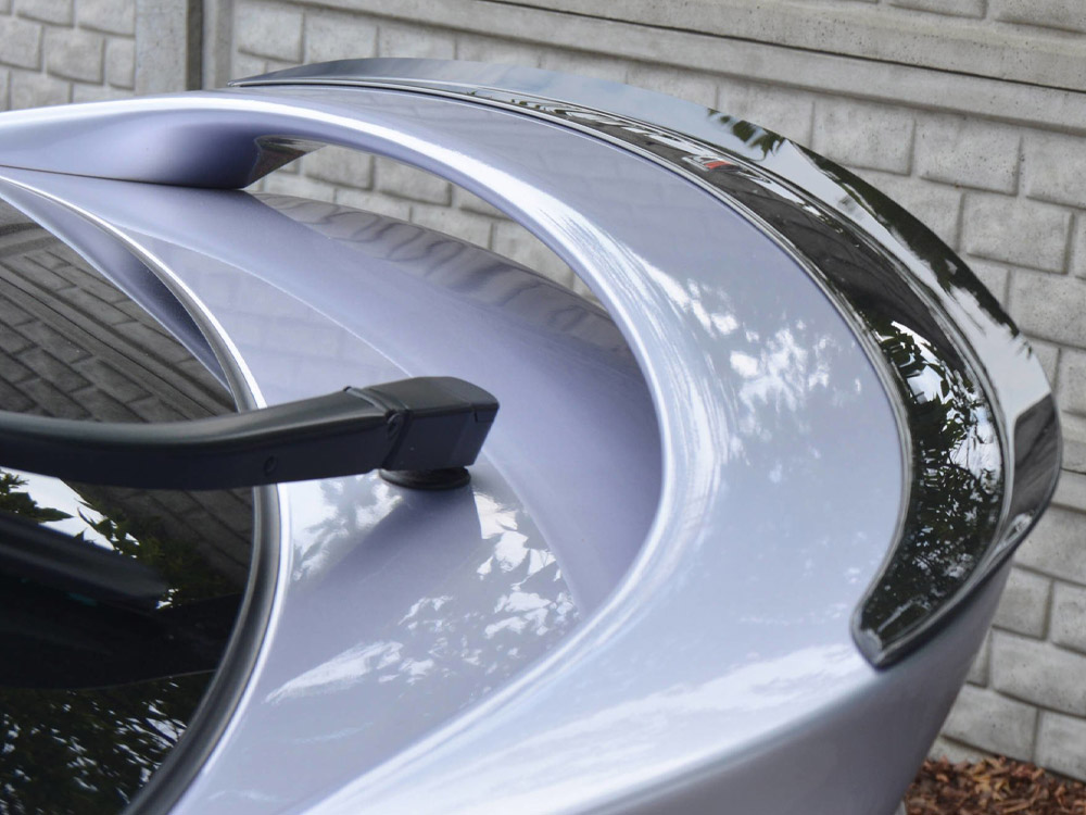 Spoiler Extension CAP  Mazda 6 MK2 Sport Hatch (Gh-series) Pre-facelift (2008-2010) - Textured - 4 