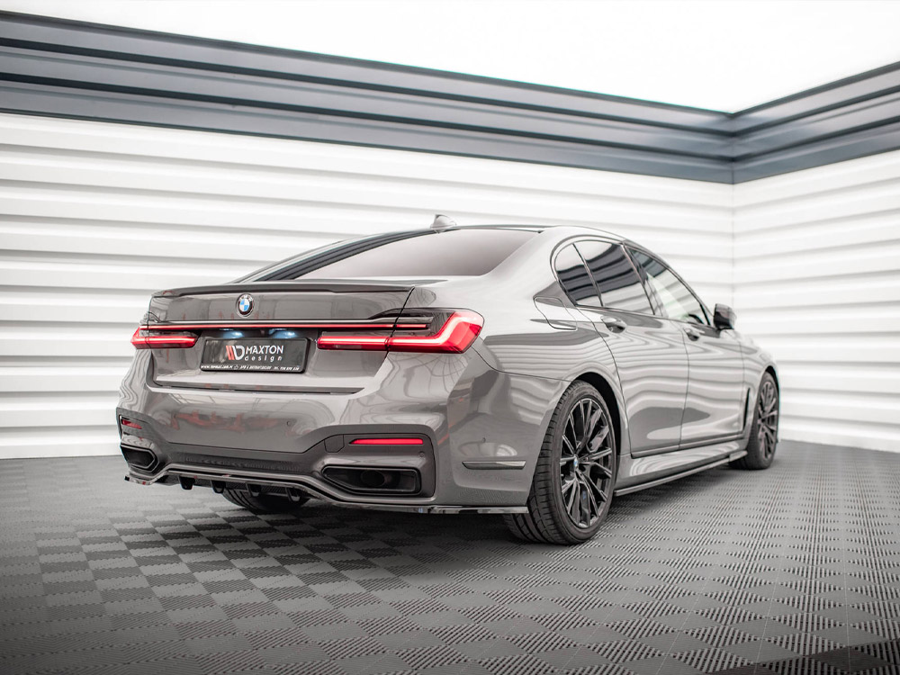 Rear Splitter (Vertical Bars) V.1 BMW 7 M-Pack G11 / G12 Facelift - 2 