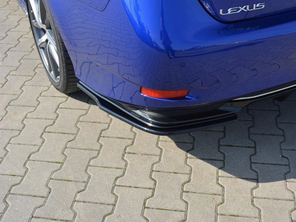 Rear Side Splitters Lexus GS Mk4 Facelift H - 3 