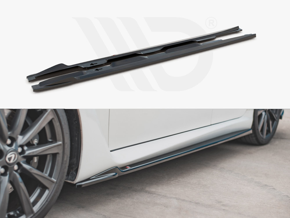 Side Skirts Diffusers Lexus IS F MK2 (2007-2013) - 1 