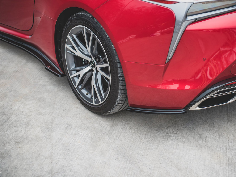 Rear Side Splitters Lexus LC 500 (2017-) - 4 