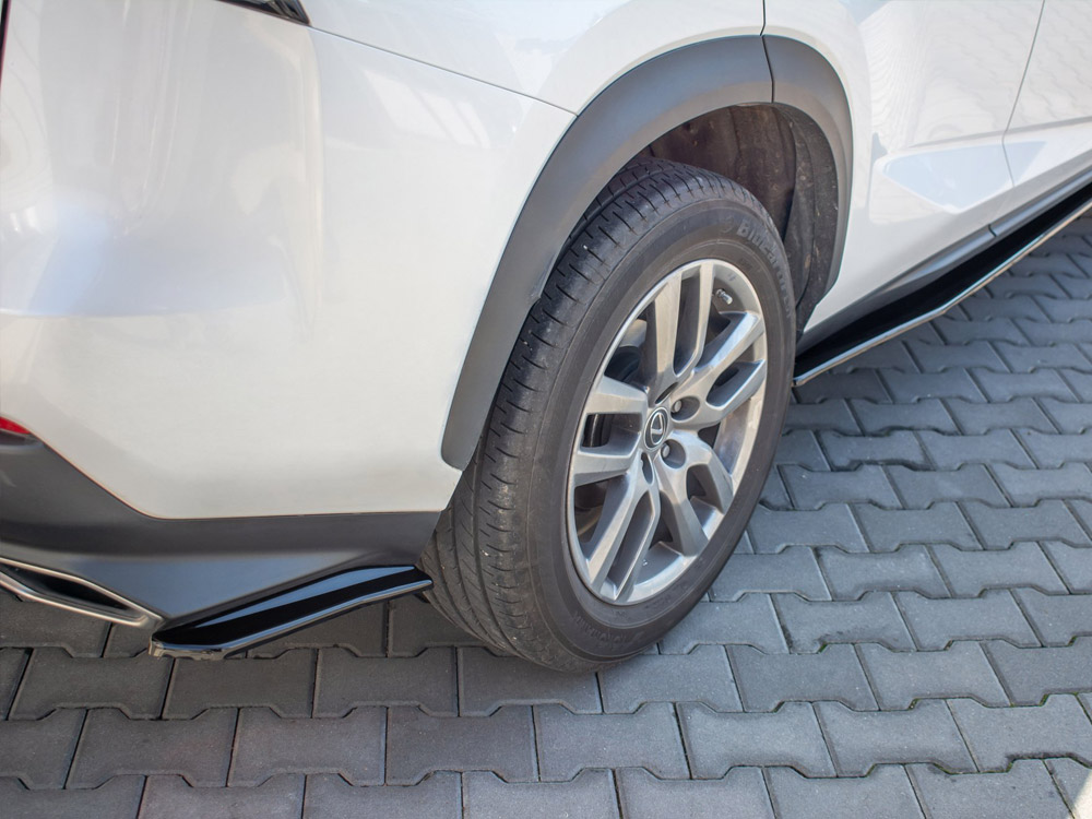 Rear Side Splitters Lexus NX Facelift (Hybrid) (2017-) - 2 