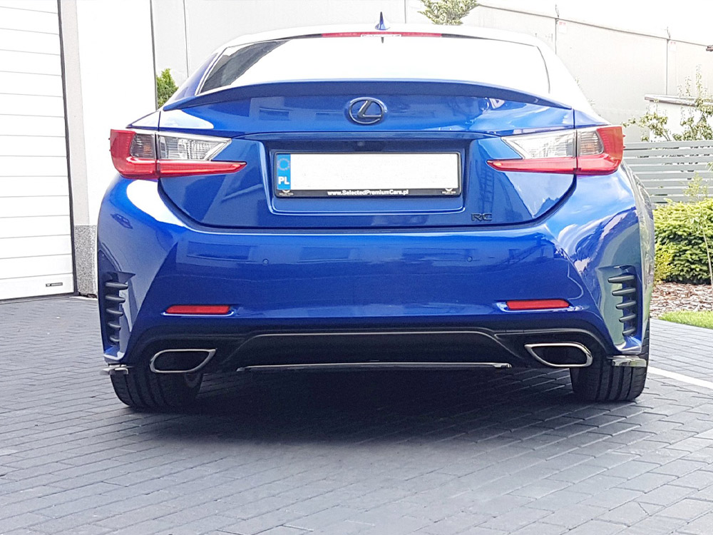 Central Rear Splitter (Without Vertical Bars) Lexus RC (2014-UP) - 2 