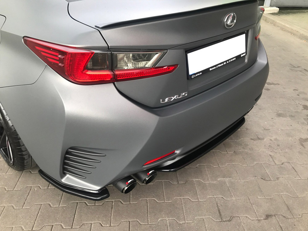 Central Rear Splitter (Without Vertical Bars) Lexus RC (2014-UP) - 3 