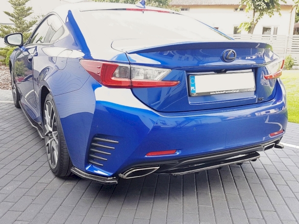 Central Rear Splitter (With Vertical Bars) Lexus RC (2014-UP)