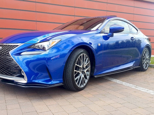 Side Skirts Diffusers Lexus RC (2014-UP) - Carbon Look